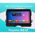 Android System GPS Car DVD para Toyota Reiz 10.1 polegadas Touch Screen com Bluetooth / WiFi / TV / MP4